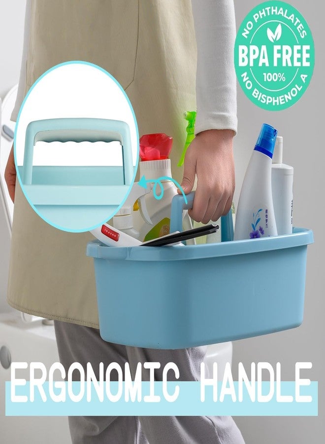 RELEMTRA Portable Shower Caddy Basket with Handle, Plastic Shower Caddy Dorm, Cleaning Storage Organiser for Car, Bathroom, Garden, Kitchen, College, Dorm Room Essentials - Image 3